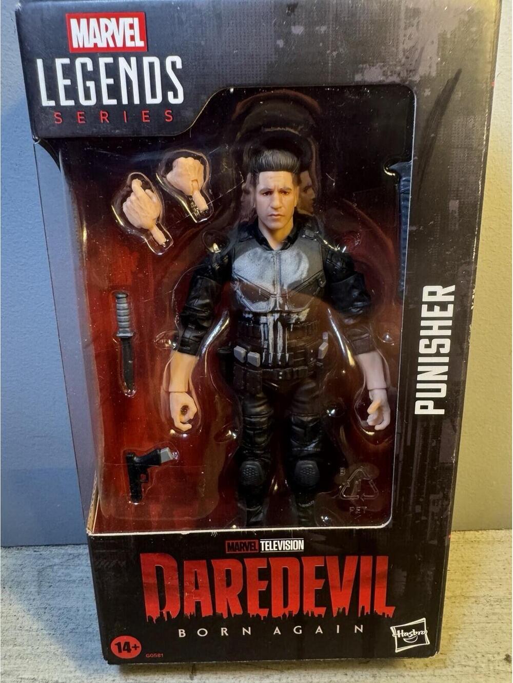 Marvel Legends Punisher Daredevil Born Again Disney+ Hasbro Action Figure